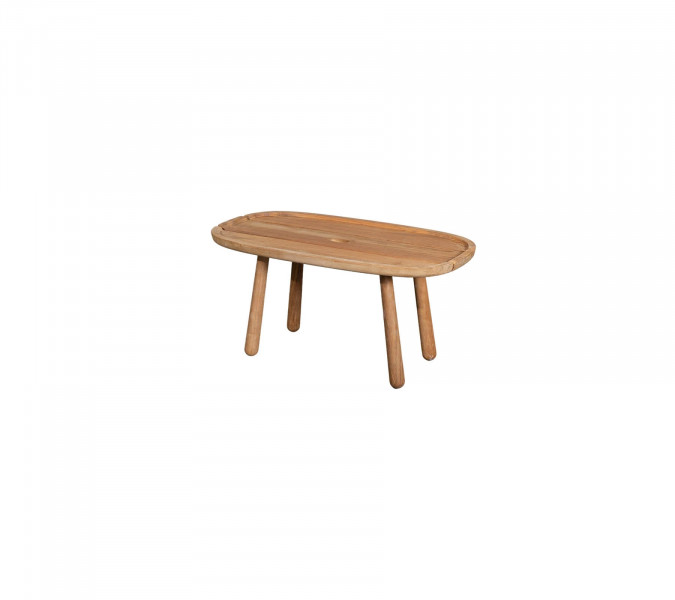 Royal pravokotna kavna miza iz tikovega lesa (50004T)