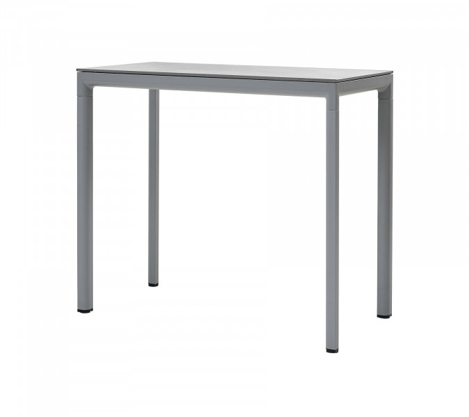 Drop barska miza 120x60cm - svetlo siva (50401)