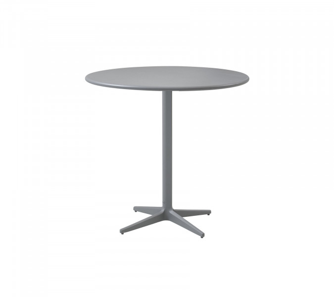 Drop miza dia. 80cm - svetlo siva/HPL (50400+P065)